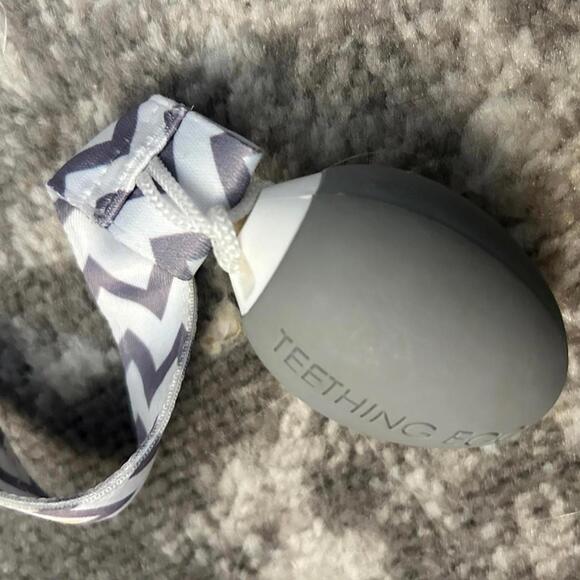 Playtex Teething Egg Sensory Toy Gray - Picture 3 of 3